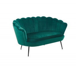 Sofa SF1-FXJG sametová zelená , nohy černé