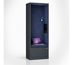 Sally 600mm korpus Antracitový - sedák Modrý