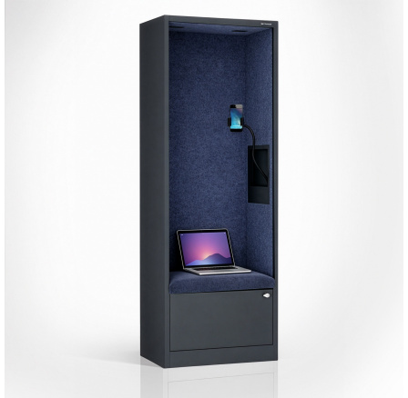 Sally 600mm korpus Antracitový - sedák Modrý