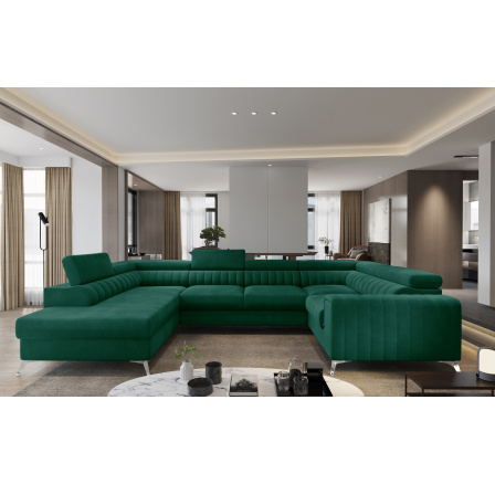 Rohová sedací souprava ve tvaru U LOUIS, Nube 35 Levá