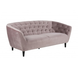 Trojmístná pohovka Ria Velvet dusty rose