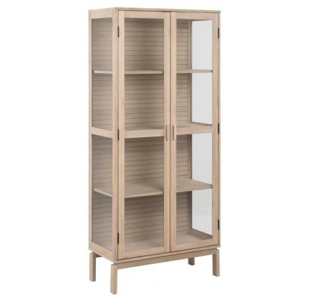 Vitrína Linley bělený dub