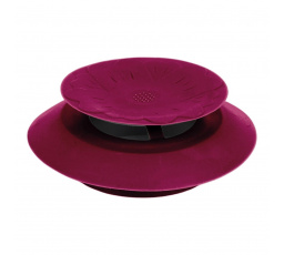 Silikonová zátka do dřezu růžová