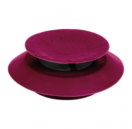 Silikonová zátka do dřezu růžová