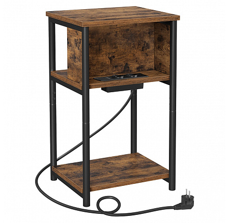 Odkládací stolek 30x34x58cm, mdf, old wood, AFK-E1175 OLW