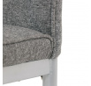 Jídelní židle, šedá, látka, DCL-379 GREY2