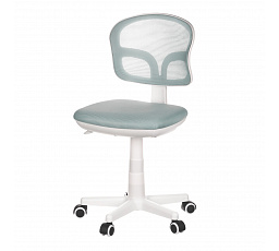 Dětská židle, výškově nastavitelná, modrá síťovina, KA-C801 BLUE