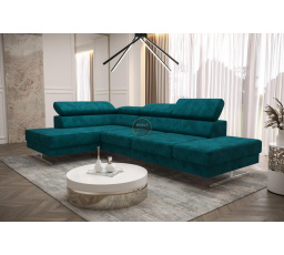 Rohová sedací souprava EMPORIO MINI 300x180 - levá, tyrkysová