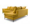 Rohová sedací souprava P Lidie - žlutá