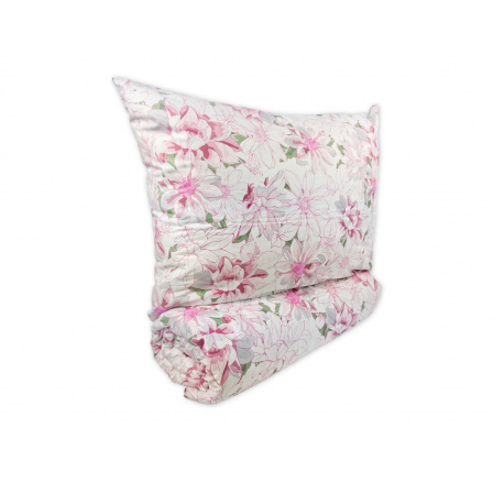 Povlečení Satén 140x200, 70x90cm Floreta