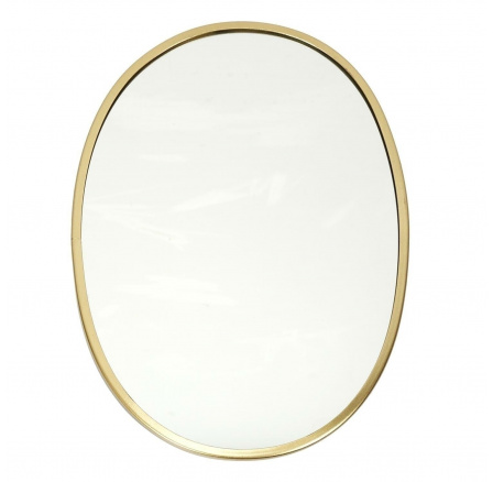 Zrcadlo Arcilla zlaté oválné
