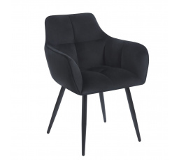 PŘEDPRODEJ -15% do 30.09 ! Židle velvet černá K40-FXJG