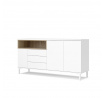Komoda ATREI 178, Bílá/Dub