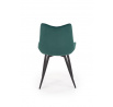 Jídelní židle K388, tmavě zelená