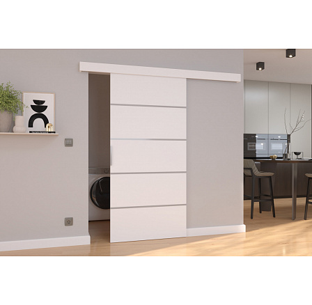 Posuvné dveře na stěnu BIELLA 96 White Posuvné dveře na stěnu BIELLA 96 White