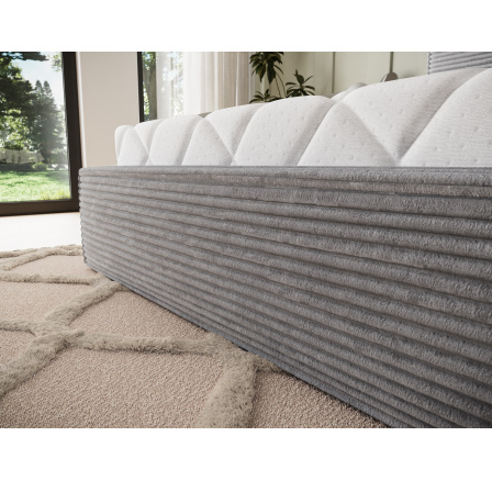 Pesillo postel + dřevěný rám/ standardní zvedání/ úložný box na lůžkoviny 160x200 Modullo 03 1