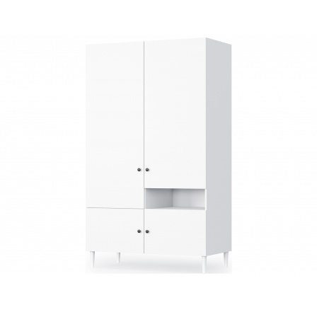 Skříň DULLUM 120, bílá/bílá Skříň DULLUM 120, bílá/bílá