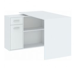 Psací stůl NASH 1D1S, Bílá