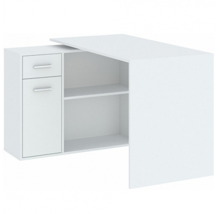 Psací stůl NASH 1D1S, Bílá