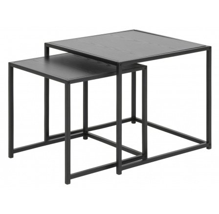 Sada konferenčních stolků Seaford černé