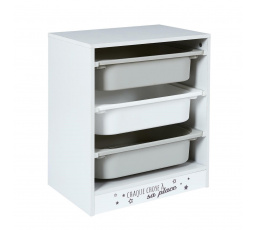 Regál s kontejnery Elmo S do dětského pokoje