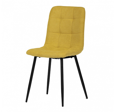 Jídelní židle, žlutá, látka, CT-281 YEL2