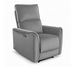PŘEDPRODEJ -15% do 09.10 ! Elektricky polohovatelné relaxační křeslo velvet šedé FR9-FXJG