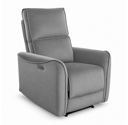 PŘEDPRODEJ -15% do 09.10 ! Elektricky polohovatelné relaxační křeslo velvet šedé FR9-FXJG PŘEDPRODEJ -15% do 09.10 ! Elektricky polohovatelné relaxační křeslo velvet šedé FR9-FXJG