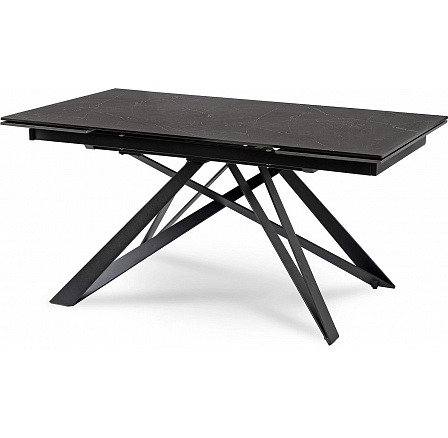 Stůl MAXIME Keramický Rozkládací 160-240 cm Černý Mramor
