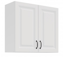 Horní skřínka STELLO - 80 G-72 2F, Bílá/Bílá