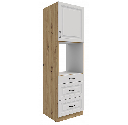 Kuchyňská skříň STELLO - 60 DPS-210 3S 1F, Dub Artisan/Bílý mat Kuchyňská skříň STELLO - 60 DPS-210 3S 1F, Dub Artisan/Bílý mat