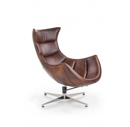 Křeslo LUXOR, hnědé Křeslo LUXOR, hnědé