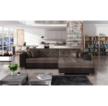 Rohová sedací souprava SORENTO, Monolith 09/Monolith 29, Pravá Rohová sedací souprava SORENTO, Monolith 09/Monolith 29, Pravá