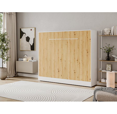 Devesto horizontální nástěnná postel 140 Artisan dub Artisan dub 200x140 Devesto horizontální nástěnná postel 140 Artisan dub Artisan dub 200x140