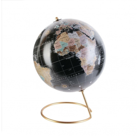 Dekorativní glóbus černý