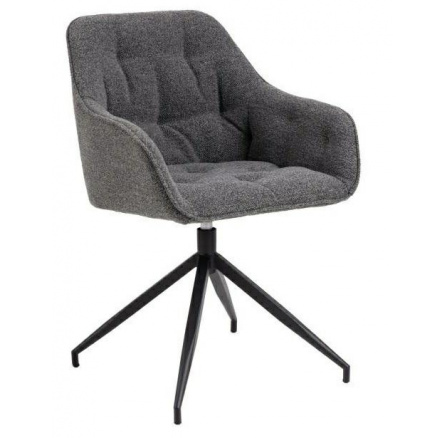 Otočné křeslo Brooke antracitové Monza