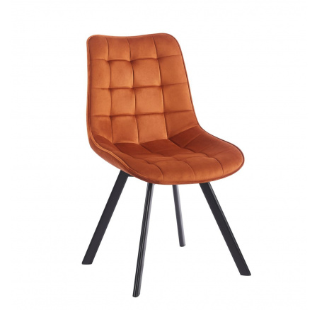 Židle velvet skořicová KO265-FXJG Židle velvet skořicová KO265-FXJG