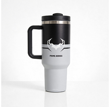 Šedý termohrnek s uchem Diablo Nightwolf Moon