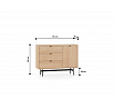 Komoda REYNOS 04, dub Mavelie