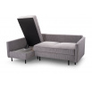Rohová sedací souprava Roxana L šedá