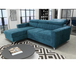 Rohová sedací souprava Mildred Premium L modrá