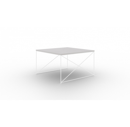 Stolek kávový Nelia Bílý+Beton