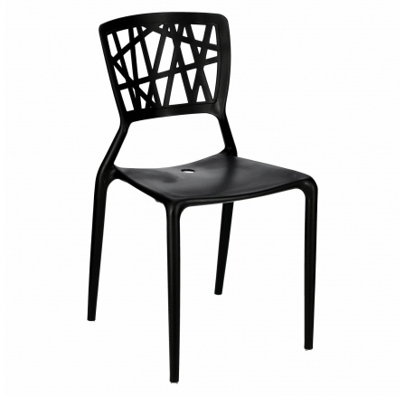 Černá židle Bush