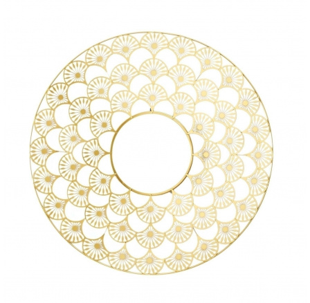 Zrcadlo Mandala 70 cm zlaté Zrcadlo Mandala 70 cm zlaté