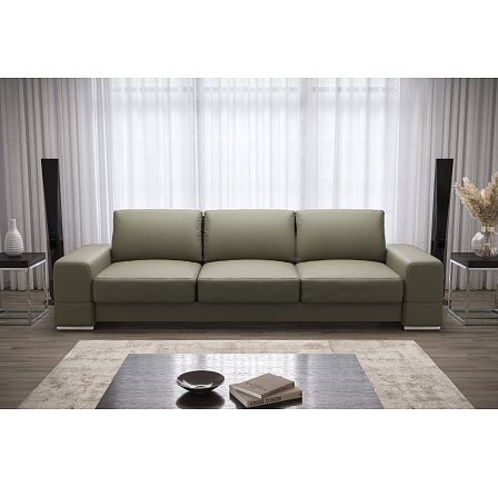 POHOVKA ZARA DL 270 CM PŘÍRODNÍ KŮŽE