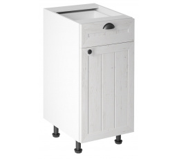 Kuchyňská dolní skřínka - PROWANSJA D40S1 - Pravá, Bílá/Borovice Andersen