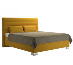 Postel Briana 180x200, béžová/žlutá