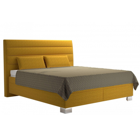 Postel Briana 180x200, béžová/žlutá Postel Briana 180x200, béžová/žlutá