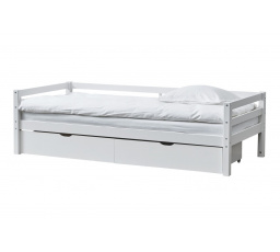 Postel s úložným prostorem Actim bílá