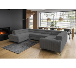 Rohová sedací souprava ve tvaru U LOUIS, Vero 4 levá